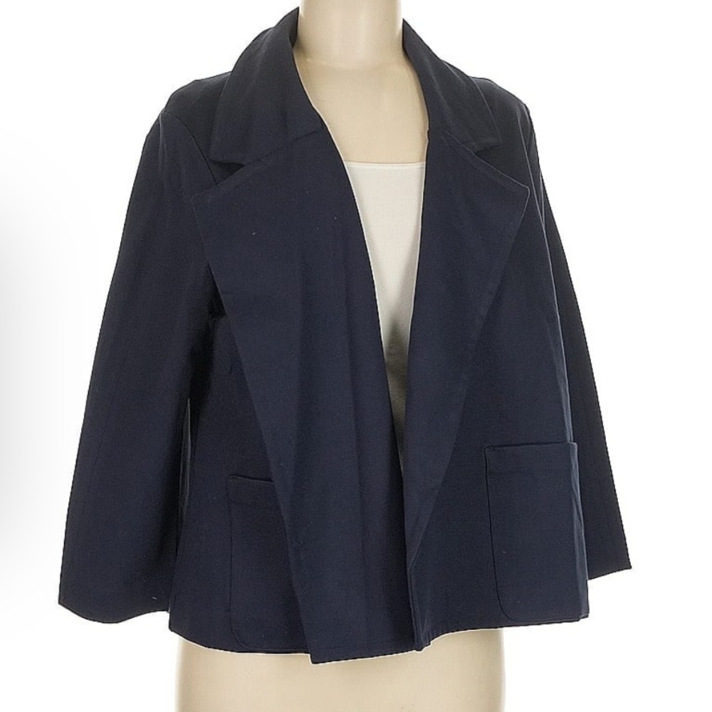 J. Jill Deep Blue Suit Jacket